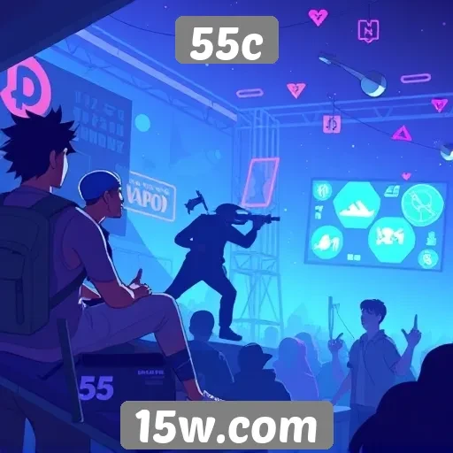 Impacto do design gráfico no envolvimento dos jogadores em 55c